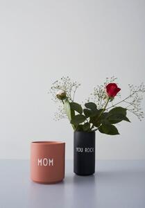 Ružový/béžový porcelánový hrnček 300 ml Mom – Design Letters