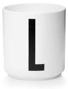 Biely porcelánový hrnček Design Letters Personal L