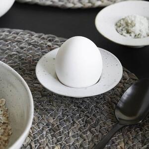 Keramický stojanček na vajce Pion Grey/ White - set 4 ks