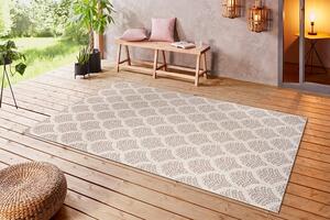 Mujkoberec Original Kusový koberec Flatweave 104863 Cream / Light-brown – na von aj na doma - 80x150 cm