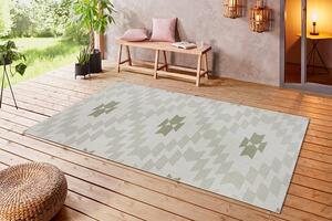 Hanse Home Collection koberce akcia: 120x170 cm Kusový koberec Flatweave 104870 Cream/Green - 120x170 cm