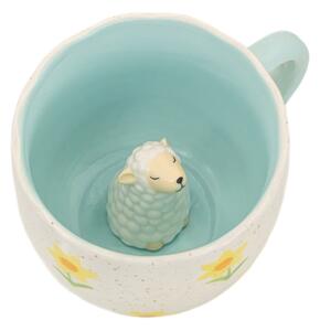Modrý/krémový porcelánový hrnček 350 ml Surprise Sheep – Sass & Belle