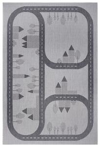 Mujkoberec Original Detský kusový koberec Flatweave Kids rugs 104878 Grey - 200x290 cm