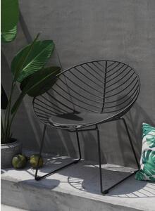 Súprava 2 černých záhradných stoličiek Selection Coco