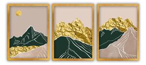 Súprava 3 obrazov Vavien Artwork Landscape, 35 x 45 cm