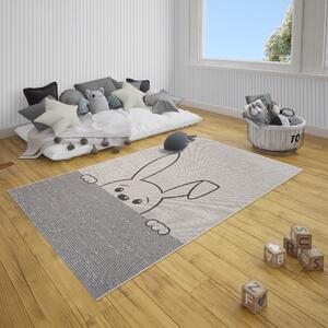 Hanse Home Collection koberce Detský kusový koberec Flatweave Kids rugs 104879 Cream / Black - 120x170 cm