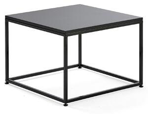 Konferenčný stolík MOOD, 700x700 mm, čierna, čierna