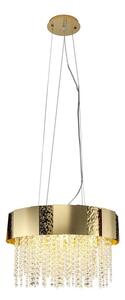 Milagro Krištáľový luster na lanku ASTOR 8xGU10/50W/230V zlatá MI0601 + záruka 3 roky zadarmo