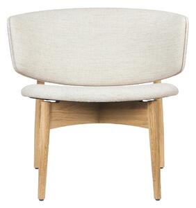 FERM LIVING Kreslo Herman Wood, Bouclé, Oak / Off-White