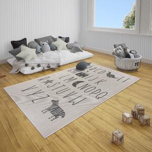 Hanse Home Collection koberce Kusový koberec Flatweave 104884 Cream / Black - 160x230 cm