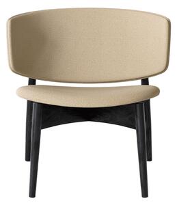 Ferm LIVING Kreslo Herman Wood, Hallingdal, Black / Beige