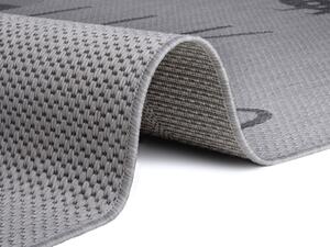 Mujkoberec Original Detský kusový koberec Flatweave 104887 Silver / Grey – na von aj na doma - 120x170 cm