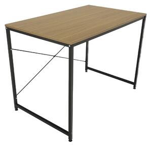 Písací stôl Mellora 100 - dub / čierna
