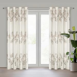 ZATEMŇOVACÍ ZÁVES NA KRÚŽKOCH IDALIA 140X250 CM LISTY BX