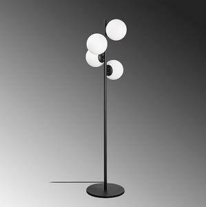 Dizajnová stojanová lampa Qunsia 130 cm čierna