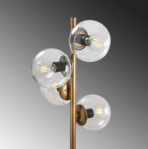 Dizajnová stojanová lampa Qunsia II 130 cm zlatá