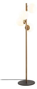 Dizajnová stojanová lampa Qunsia 130 cm zlatá