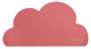 Tmavoružové silikónové prestieranie Kindsgut Cloud, 49 x 27 cm