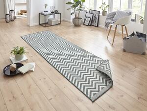 NORTHRUGS - Hanse Home koberce Kusový koberec Twin Supreme 103436 Green creme – na von aj na doma - 80x150 cm