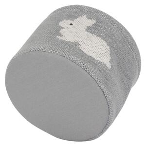 Sivý bavlnený organizér Kindsgut Bunny, ø 16 cm