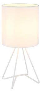 Globo 21734W - Stolná lampa TAMIAN 1xE14/40W/230V biela