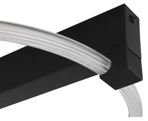 Globo 48050DS - LED stropné svietidlo FLETCHER LED/15W/230V 41,4x38 cm čierne