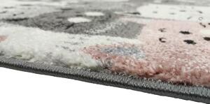 Vopi koberce Detský koberec Kiddo A1079 pink - 80x150 cm