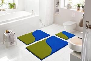 GRUND MANTA - Kúpeľňová predložka modrá Rozmer: 60x100 cm