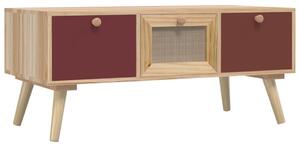Konferenčný stolík so zásuvkami 80x40x35,5 cm kompozitné drevo