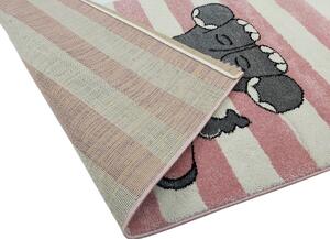 Vopi koberce Detský koberec Kiddo A1087 pink - 80x150 cm