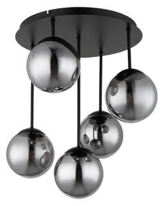 Globo 47441-5S - Prisadený luster HARMON 5xE14/25W/230V čierna