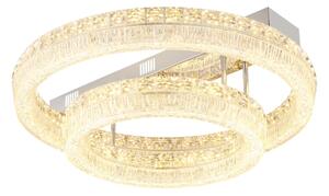 Globo 67387-60D - LED stmievateľné stropné svietidlo LAUREL LED/60W/230V číre + diaľkové ovládanie