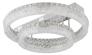 Globo 67387-60D - LED stmievateľné stropné svietidlo LAUREL LED/60W/230V číre + diaľkové ovládanie