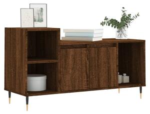 TV skrinka hnedý dub 100x35x55 cm spracované drevo