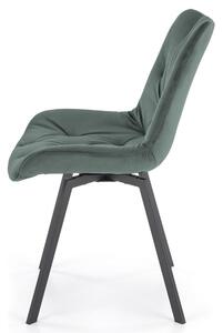 Jedálenská stolička SCK-519 tmavozelená