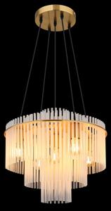 Globo 15698H1M - Luster na lanku GORLEY 5xE27/60W/230V zlatý