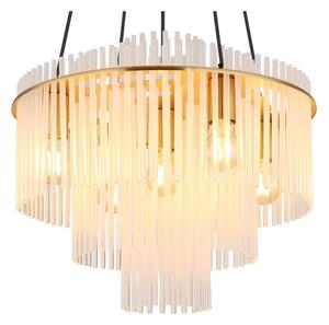 Globo 15698H1M - Luster na lanku GORLEY 5xE27/60W/230V zlatý