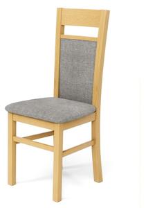 Jedálenská stolička GIRORD 2 dub medový/sivá