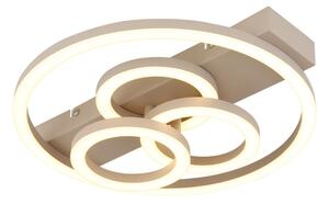 Globo 48040-40SA-LED Stmievateľné stropné svietidlo DARRYL I LED/40W/230V rozmery 35x33 cm béžová+DO