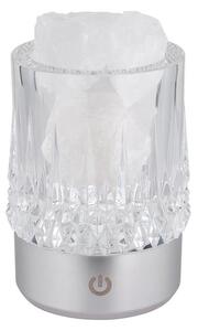 Globo 21044S - LED stmievateľná dotyková stolná lampa LIZZY LED/1W/5V 3000K 1200 mAh strieborná