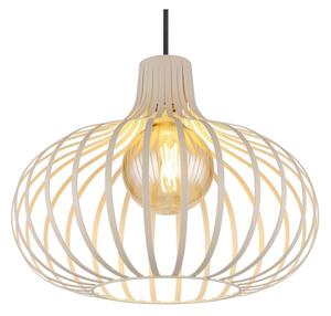 Globo 33370119 - Závesný luster MATEO na lanku 1xE27/40W/230V béžový