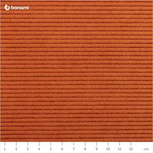 Oranžový menčestrový modul pohovky (pravý roh) Sting - Scandic