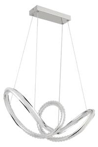 Globo 67440H - LED Stmievateľný luster na lanku EVANGELINE LED/45W/230V lesklý chróm + diaľkové ovládanie