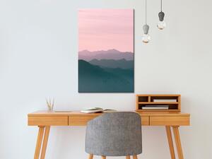 Obraz - Hora pri východe slnka 40x60
