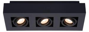 Lucide Lucide 09119/16/30 - LED Bodové svietidlo XIRAX 3xGU10/5W/230V čierna LC2597 + záruka 3 roky zadarmo