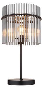 Globo 15698T1 - Stolná lampa GORLEY 1xE14/60W/230V, priemer 30 cm, čierna