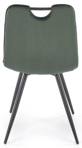 Jedálenská stolička SCK-521 tmavozelená