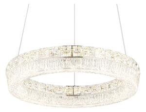 Globo 67387-24 - LED stmievateľný luster na lanku LAUREL LED/24W/230V číre + diaľkové ovládanie