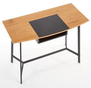 Písací stôl SCB-41 zlatý dub/čierna