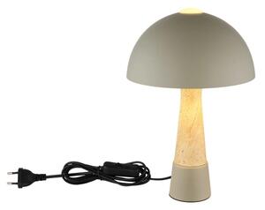 Globo 51070110 - Stolová lampa PAULIN 1xE27ILLU/40W/230V sivá